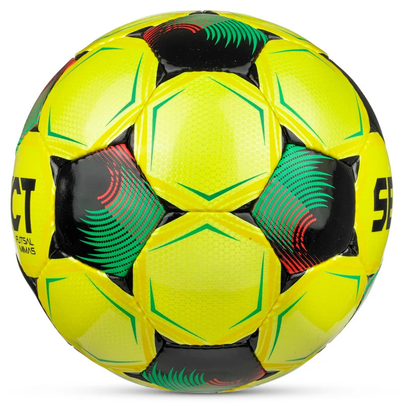 Мяч для футзала Select Futsal Mimas Yellow (FIFA Basic) v26 105347-007 (размер 4) жёлто-зелёный-1