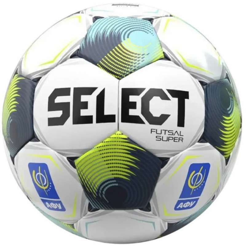 М'яч футзальний Select Futsal Super Fifa v26 білий, синій Уні (розмір 4) 361347-151