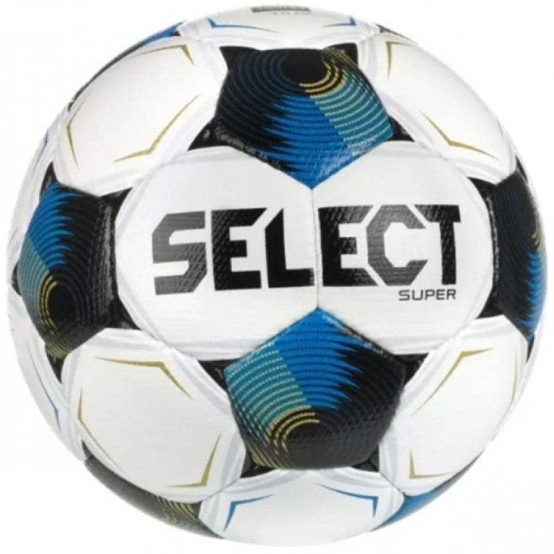 Мяч футбольный Select FB Super Fifa v26 белый, синий Уни (размер 5) 362555-128