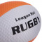 М'яч для регбі Rugby Liga ball SP-Sport білий-помаранчевий (розмір 5) RG-0391-01