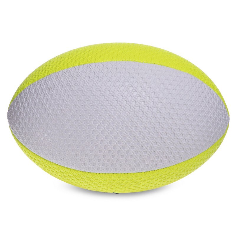 М'яч для регбі Rugby Liga ball SP-Sport білий-салатовий (розмір 5) RG-0391-02-3