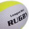 М'яч для регбі Rugby Liga ball SP-Sport білий-салатовий (розмір 5) RG-0391-02