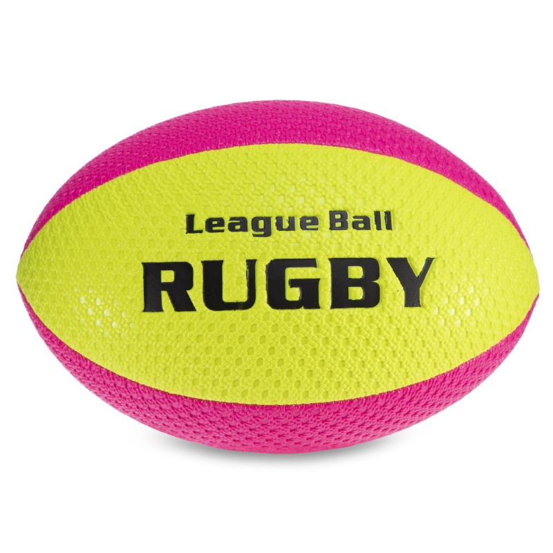 М'яч для регбі Rugby Liga ball SP-Sport Жовтий-Червоний  (розмір 5) RG-0391-03