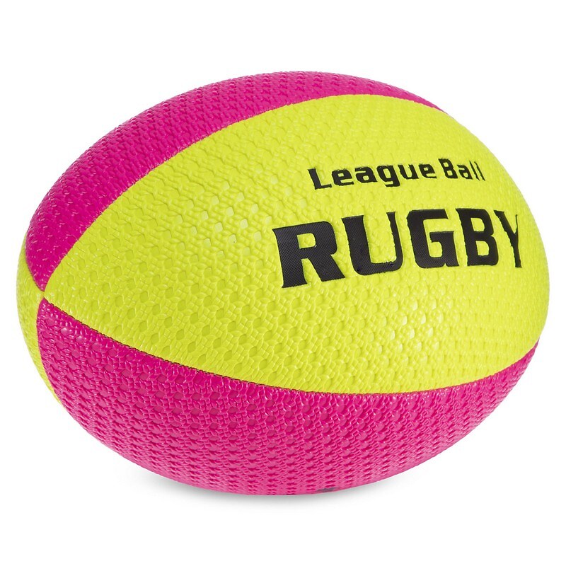 М'яч для регбі Rugby Liga ball SP-Sport Жовтий-Червоний  (розмір 5) RG-0391-03-4