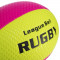 М'яч для регбі Rugby Liga ball SP-Sport Жовтий-Червоний  (розмір 5) RG-0391-03