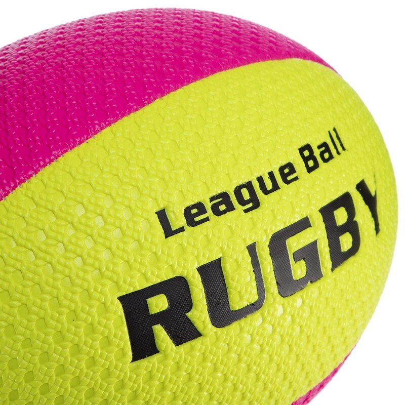 М'яч для регбі Rugby Liga ball SP-Sport Жовтий-Червоний  (розмір 5) RG-0391-03-1