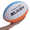 Мяч для регби Rugby Liga ball SP-Sport Белый-синий (размер 5) RG-0391