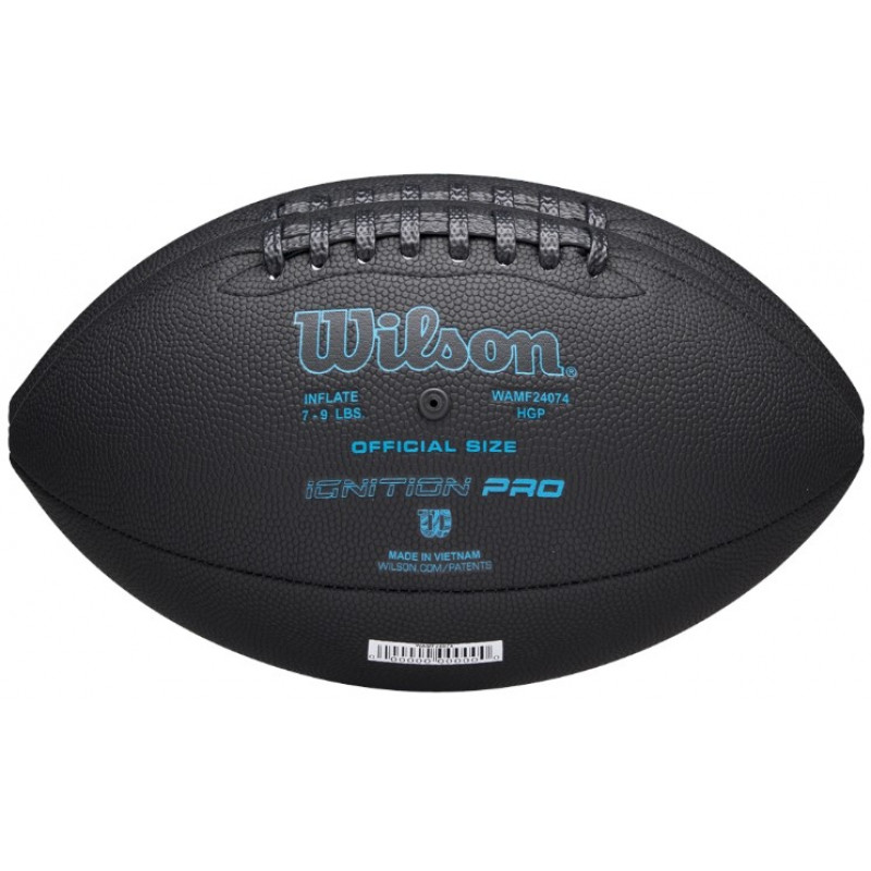 М'яч для американського футболу Wilson Nfl Ignition Pro Eco Black Of (розмір 9) WF3011102XBOF-1