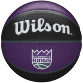 Баскетбольный мяч Wilson Nba Team Tribute Sac Kings Black/Violet (размер 7) WTB1300XBSAC