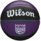 Баскетбольный мяч Wilson Nba Team Tribute Sac Kings Black/Violet (размер 7) WTB1300XBSAC