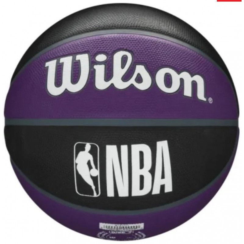 Баскетбольный мяч Wilson Nba Team Tribute Sac Kings Black/Violet (размер 7) WTB1300XBSAC-1
