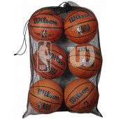 Сетка для мяча Wilson W NBA 6 Ball Mesh Carry Bag Bk WTBA70030