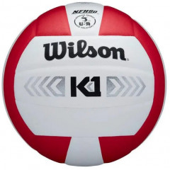 Волейбольний м'яч Wilson K1 Silver Vb Rdwh Червоно-Білий (розмір 5) WTH1895B5XB