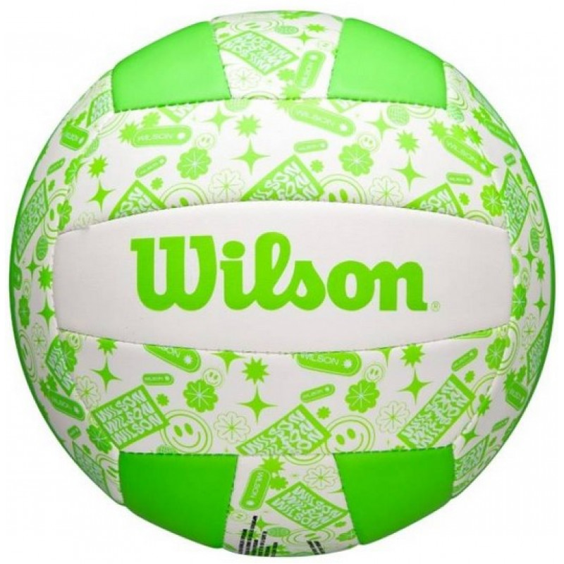 Волейбольний м'яч Wilson Stamp VB Green/White OF (розмір 5) WV4007502XBOF