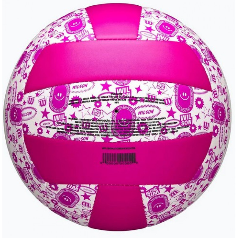 Волейбольный мяч Wilson Stamp VB Purple/White OF (размер 5) WV4007503XBOF-1