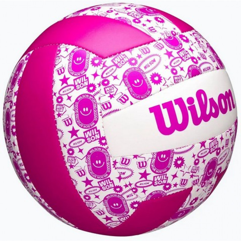 Волейбольный мяч Wilson Stamp VB Purple/White OF (размер 5) WV4007503XBOF-2