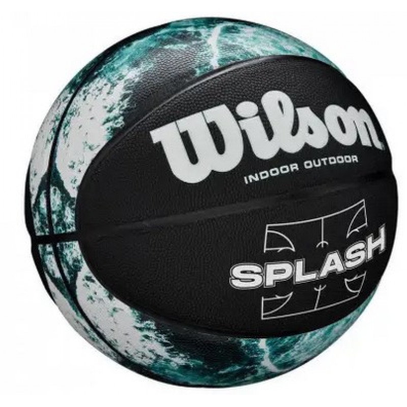 Баскетбольний м'яч в подарунковій коробці + насос Wilson Splash Pro Bskt (розмір 7) WZ2014501XP-2