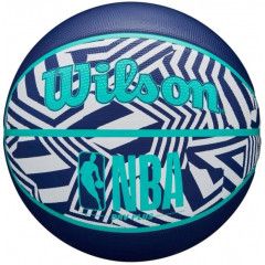 Баскетбольний м'яч Wilson NBA DRV Plus Dazzle Camo Bskt Indigo (розмір 6) WZ3016102XB6