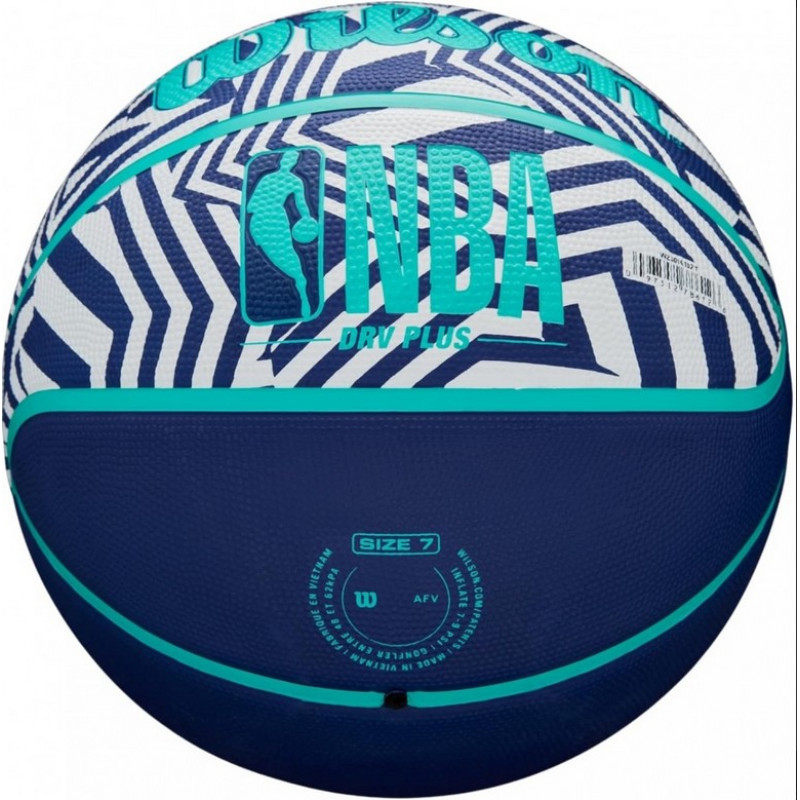 Баскетбольний м'яч Wilson NBA DRV Plus Dazzle Camo Bskt Indigo (розмір 7) WZ3016102XB7-1