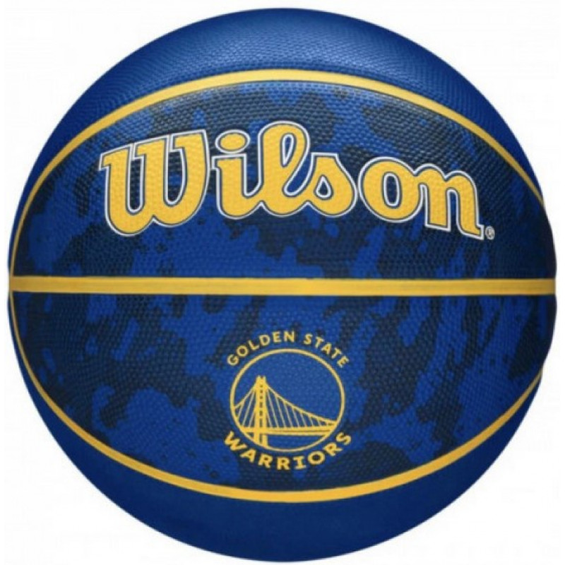Баскетбольний м'яч в подарунковій коробці + насос Wilson Nba Team Tiedye Bskt Gs Warriors (розмір 7) WZ4007802XP-2