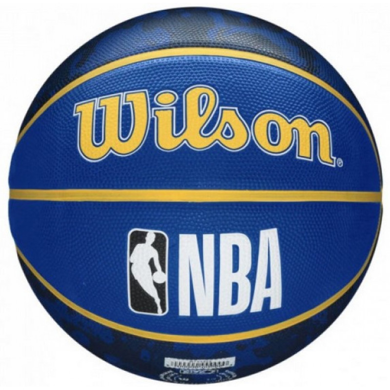 Баскетбольний м'яч в подарунковій коробці + насос Wilson Nba Team Tiedye Bskt Gs Warriors (розмір 7) WZ4007802XP-1