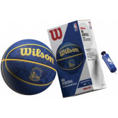 Баскетбольный мяч в подарочной коробке + насос Wilson Nba Team Tiedye Bskt Gs Warriors (размер 7) WZ4007802XP