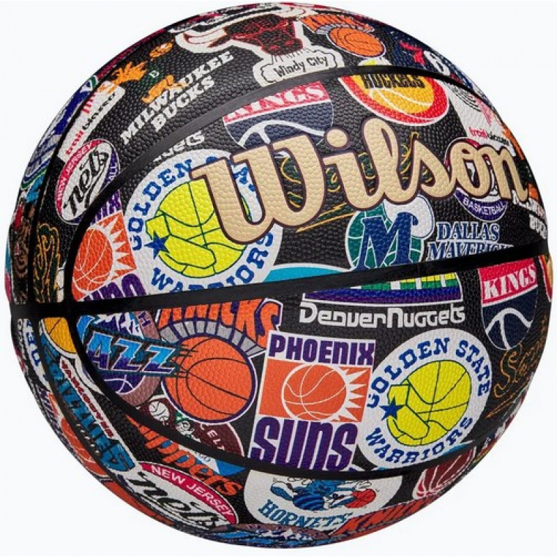 Баскетбольный мяч Wilson NBA All Team Retro Basketball Уни (размер 7) WZ4028501XB7-3