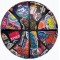 Баскетбольный мяч Wilson NBA All Team Retro Basketball Уни (размер 7) WZ4028501XB7