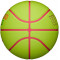 Баскетбольный мяч Wilson NBA Team Neon Chicago Bulls Уни (размер 7) WZ4037402XB7