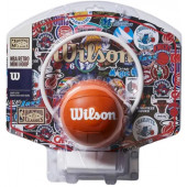 Набор баскетбольный Wilson NBA Team Retro Mini Hoop (WZ6017301)