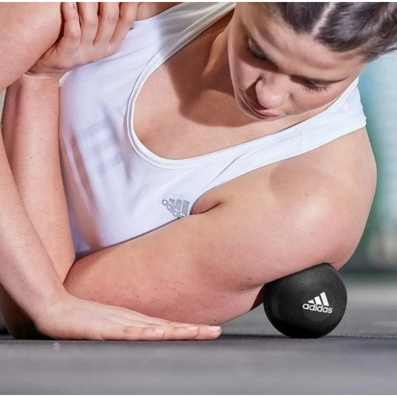 Массажный мяч Adidas Massage Ball Черный (диаметр 8,3 см) ADTB-11607-2
