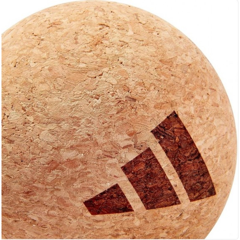 Массажный мяч Adidas Cork Massage Ball бежевый Уни (диаметр 8,3 см) ADTB-11610-2