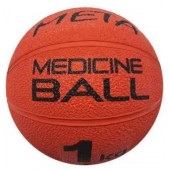 Медбол Meta Colour Medicine Ball оранжевый Уни 19,5 см (вес 1 кг) 3000100100