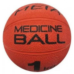 Медбол Meta Colour Medicine Ball оранжевый Уни 19,5 см (вес 1 кг) 3000100100