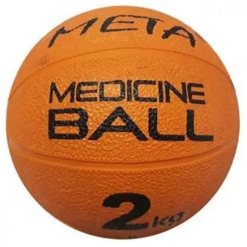 Медбол Meta Colour Medicine Ball помаранчевий Уні 19,5 см (вага 2 кг) 3000200100