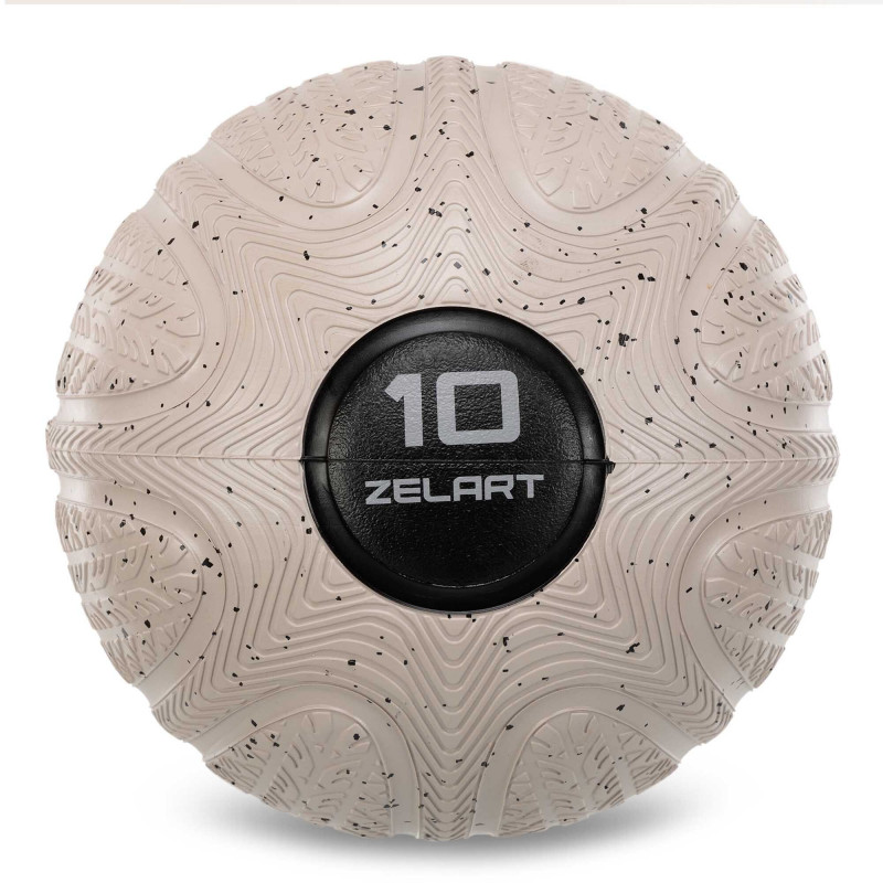 Слембол мяч набивной для кроссфита и фитнеса Slam Ball Zelart (вес 10 кг) FI-4905-10
