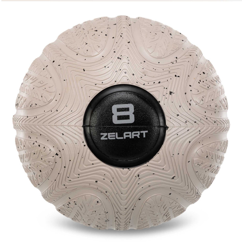 Слембол мяч набивной для кроссфита и фитнеса Slam Ball Zelart (вес 8 кг) FI-4905-8