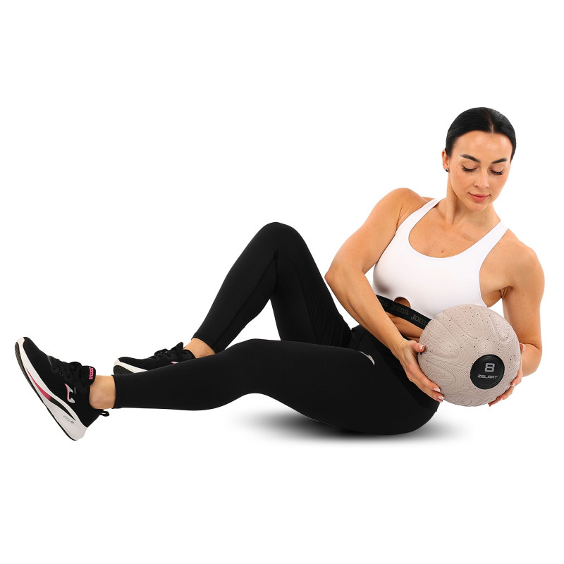 Слембол мяч набивной для кроссфита и фитнеса Slam Ball Zelart (вес 8 кг) FI-4905-8-4