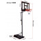 Баскетбольная стойка мобильная со щитом SP-Sport ADULT S020