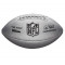 Мяч для американского футбола Wilson Duke Metallic Edition Silver (стандартный размер)